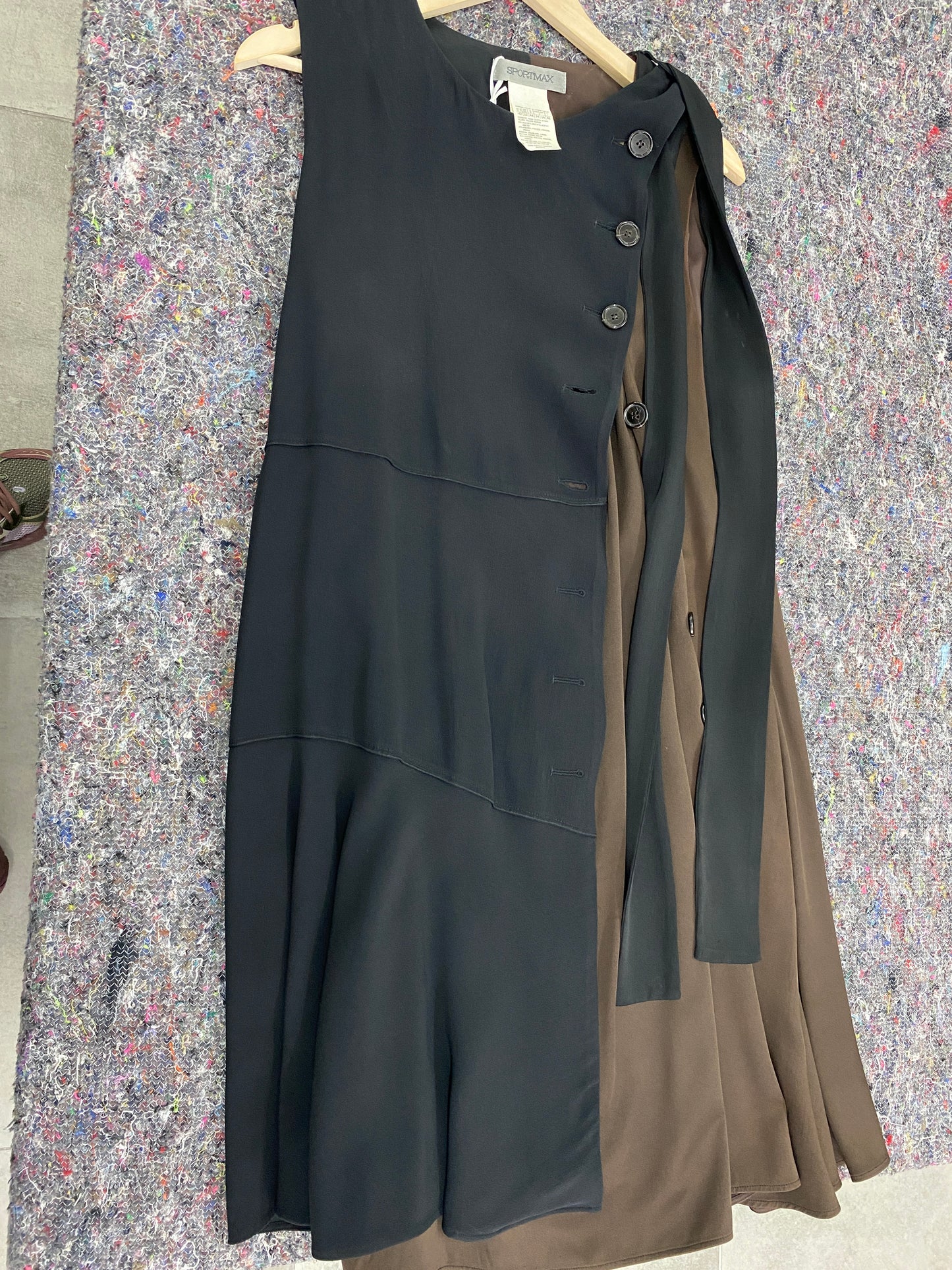 SPORTSMAX black and brown dress (L)
