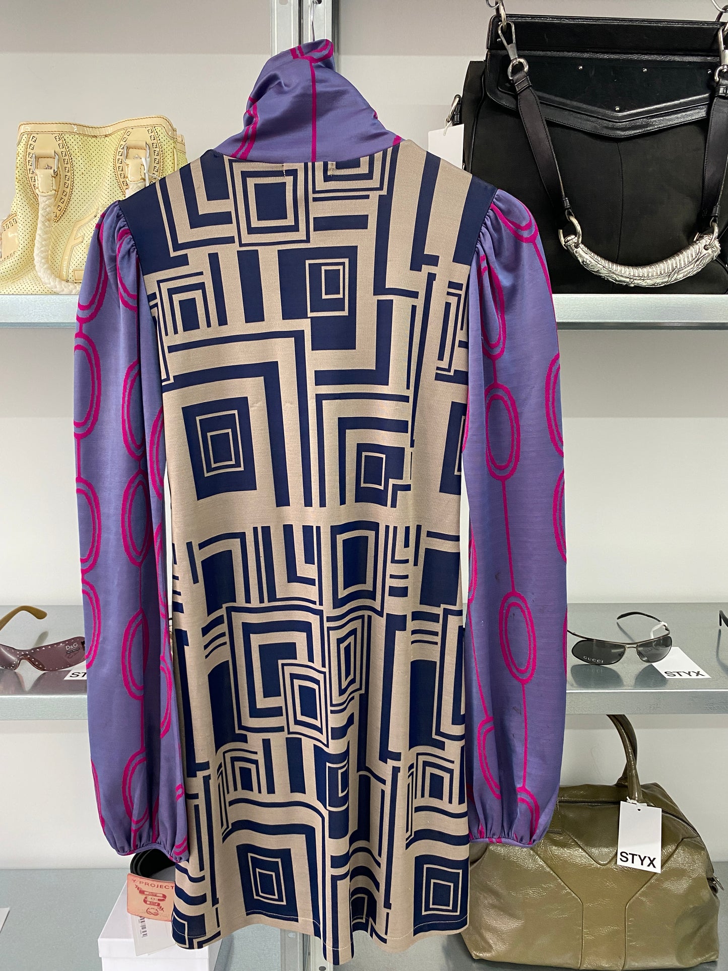 CUSTO BARCELONA turtleneck mini dress (S)