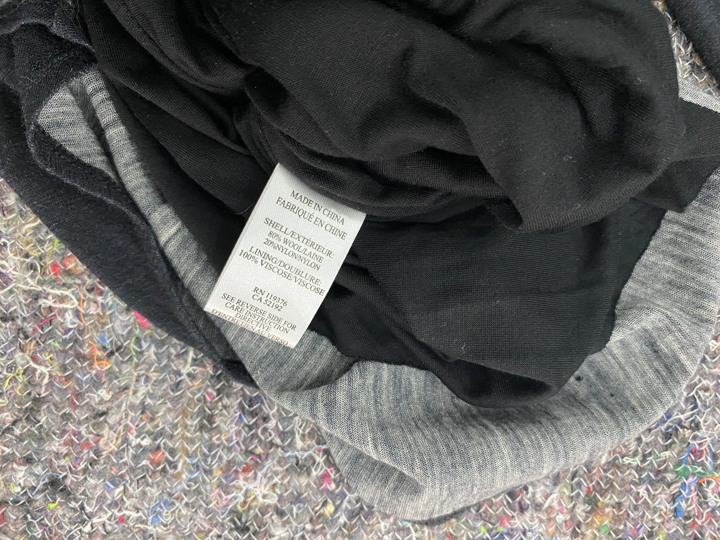 HELMUT LANG drapped turtleneck dress (M)