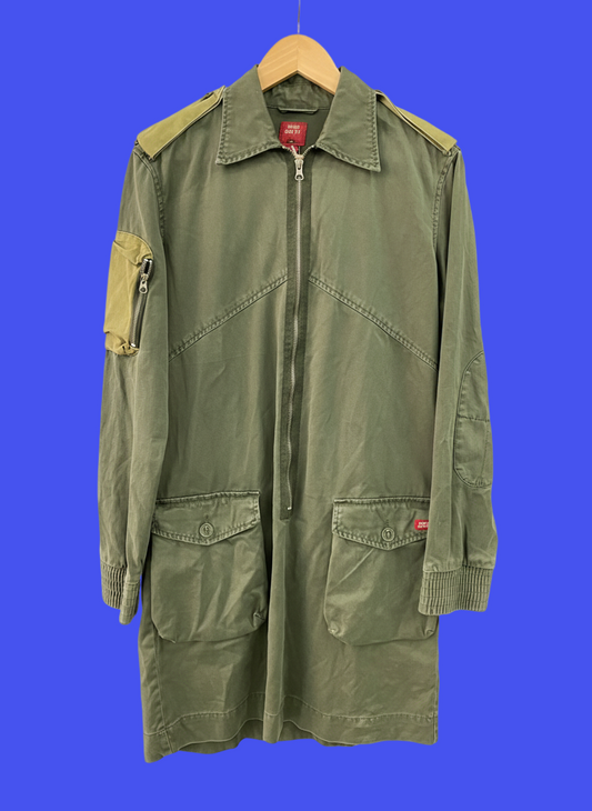 MISS SIXTY cargo green dress (L)