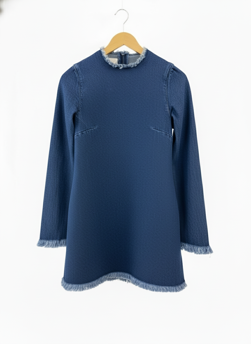 MARQUES ALMEIDA straight denim dress (S)