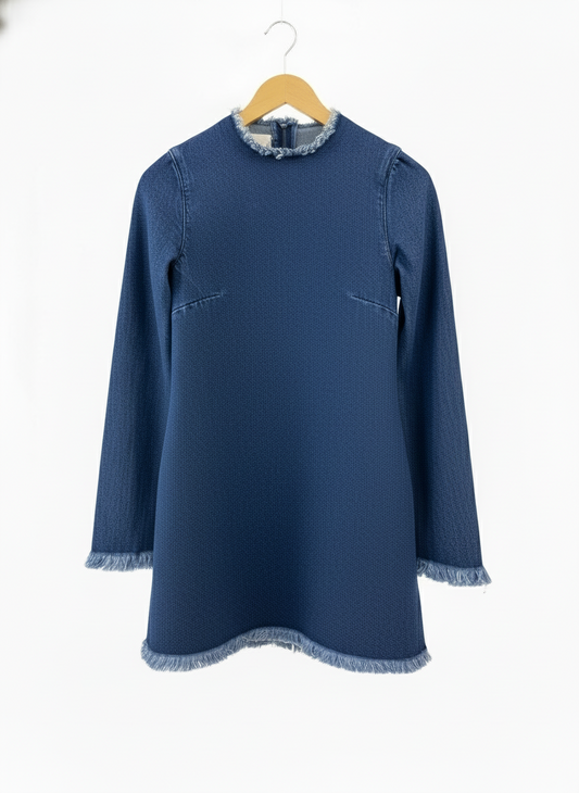 MARQUES ALMEIDA straight denim dress (S)