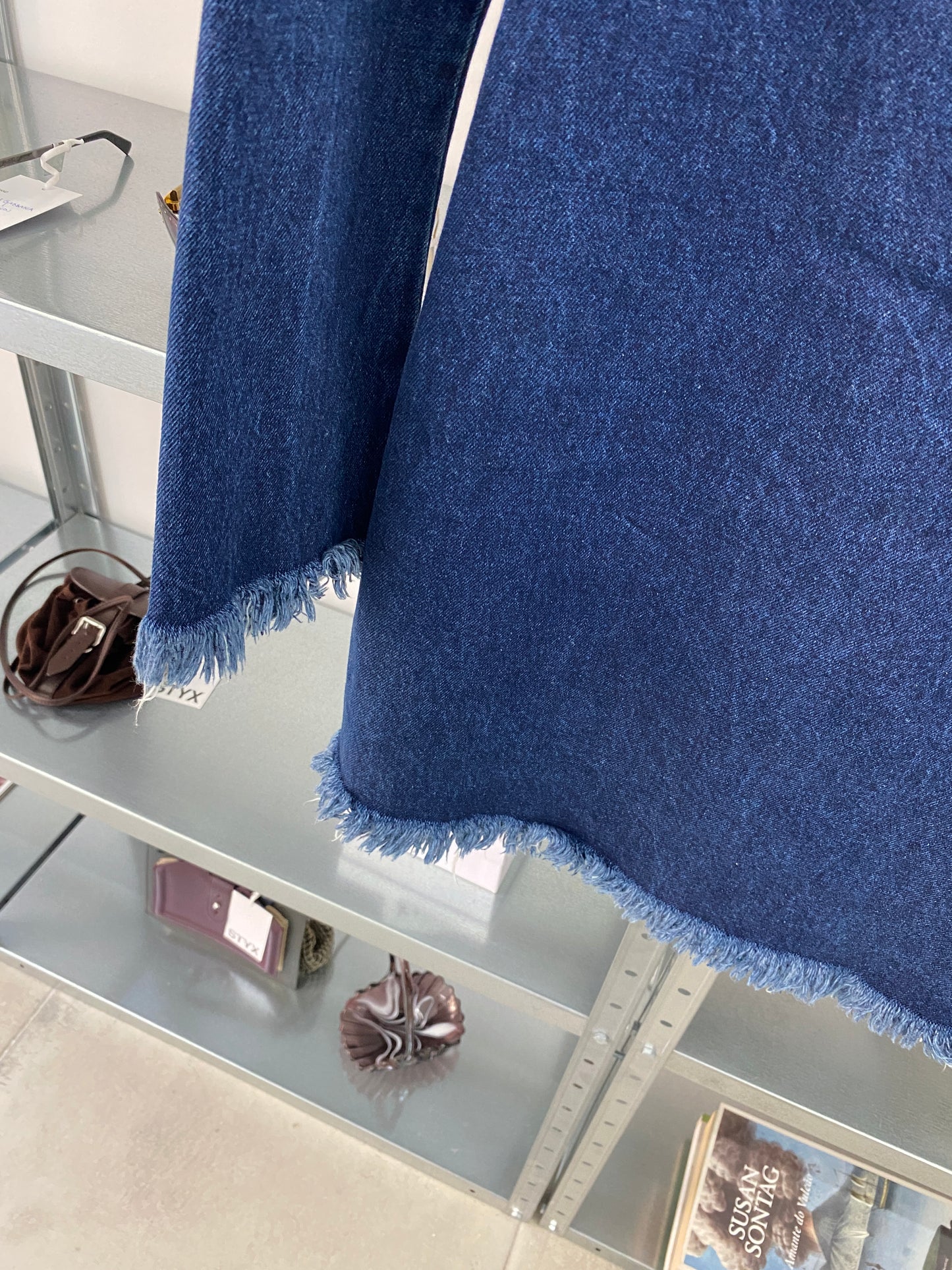 MARQUES ALMEIDA straight denim dress (S)