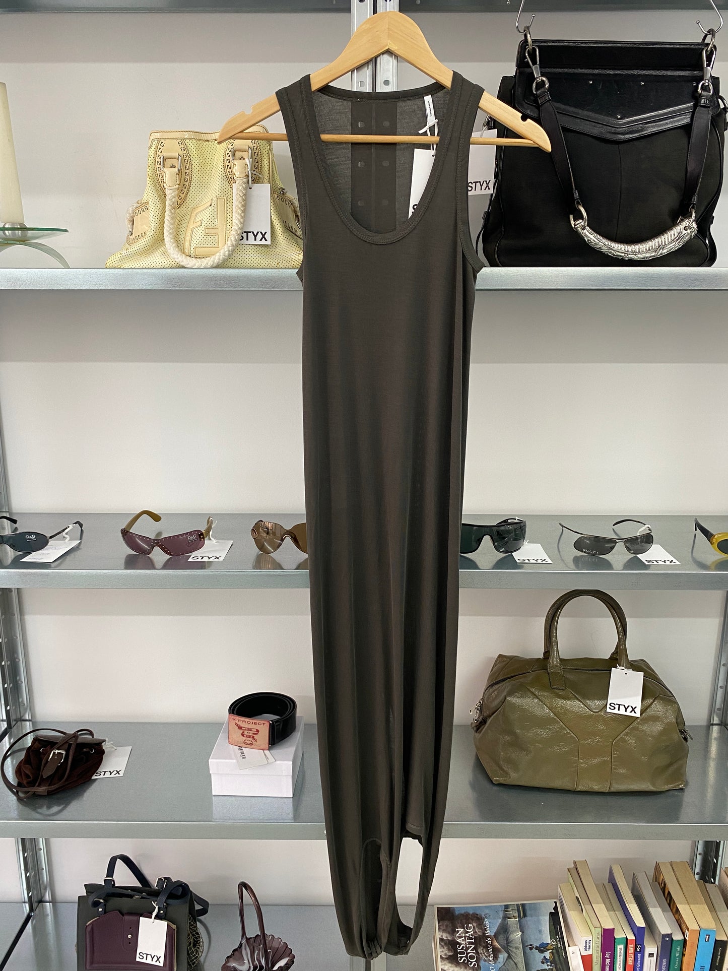 HELMUT LANG top/dress khaki (XS)