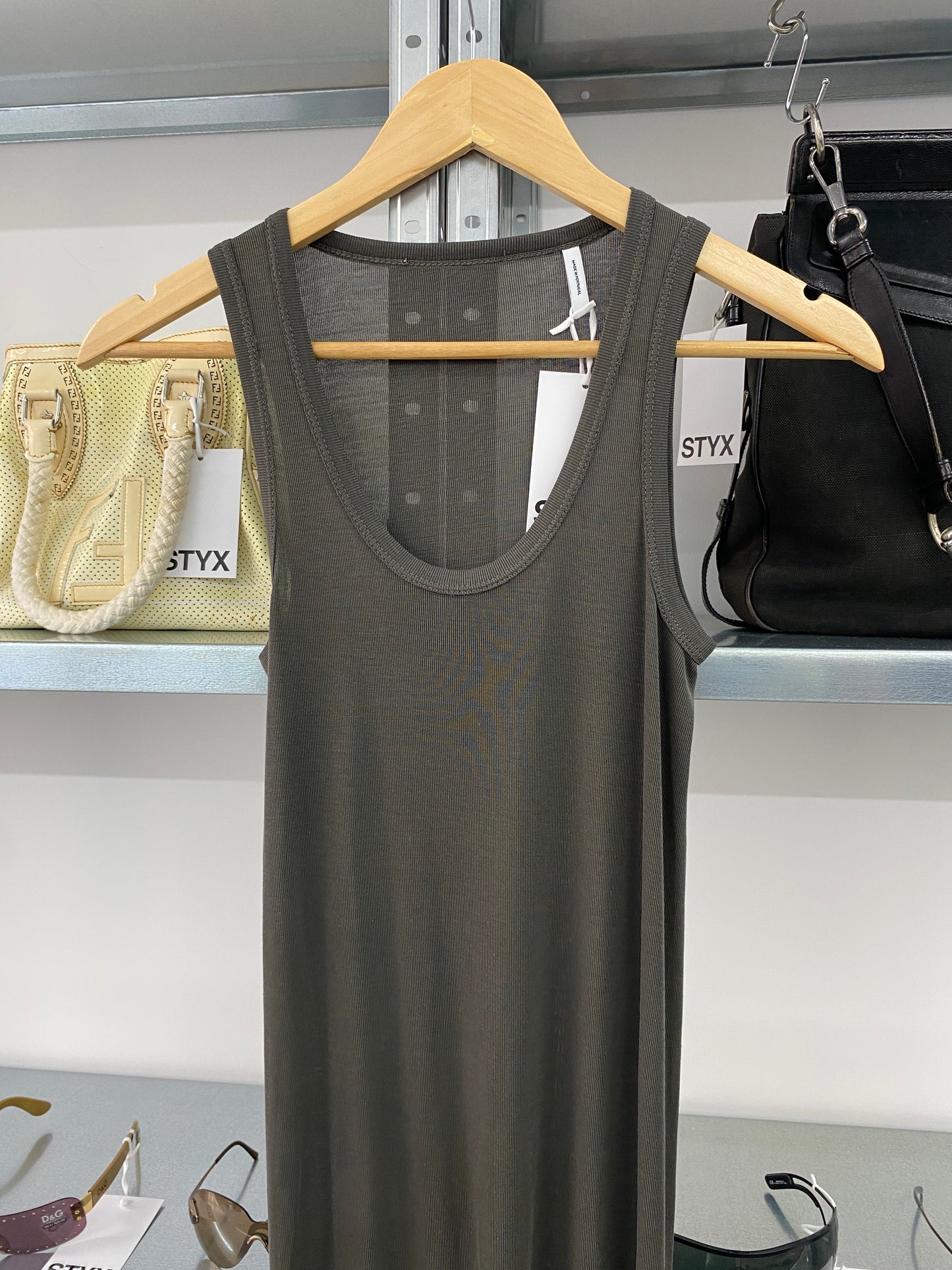HELMUT LANG top/dress khaki (XS)