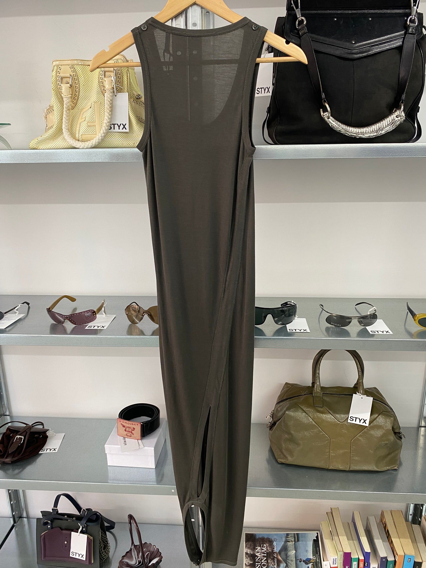 HELMUT LANG top/dress khaki (XS)