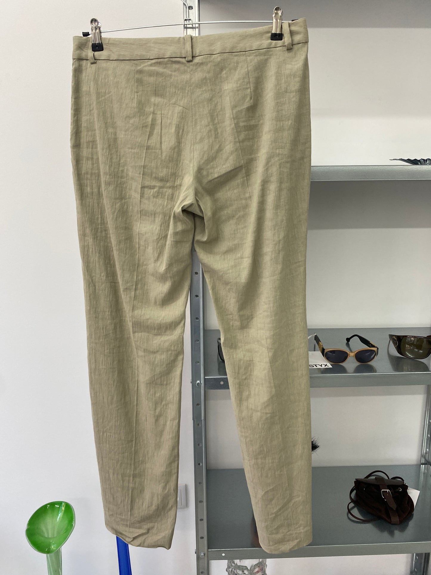 OUR LEGACY linen khaki trousers (S)