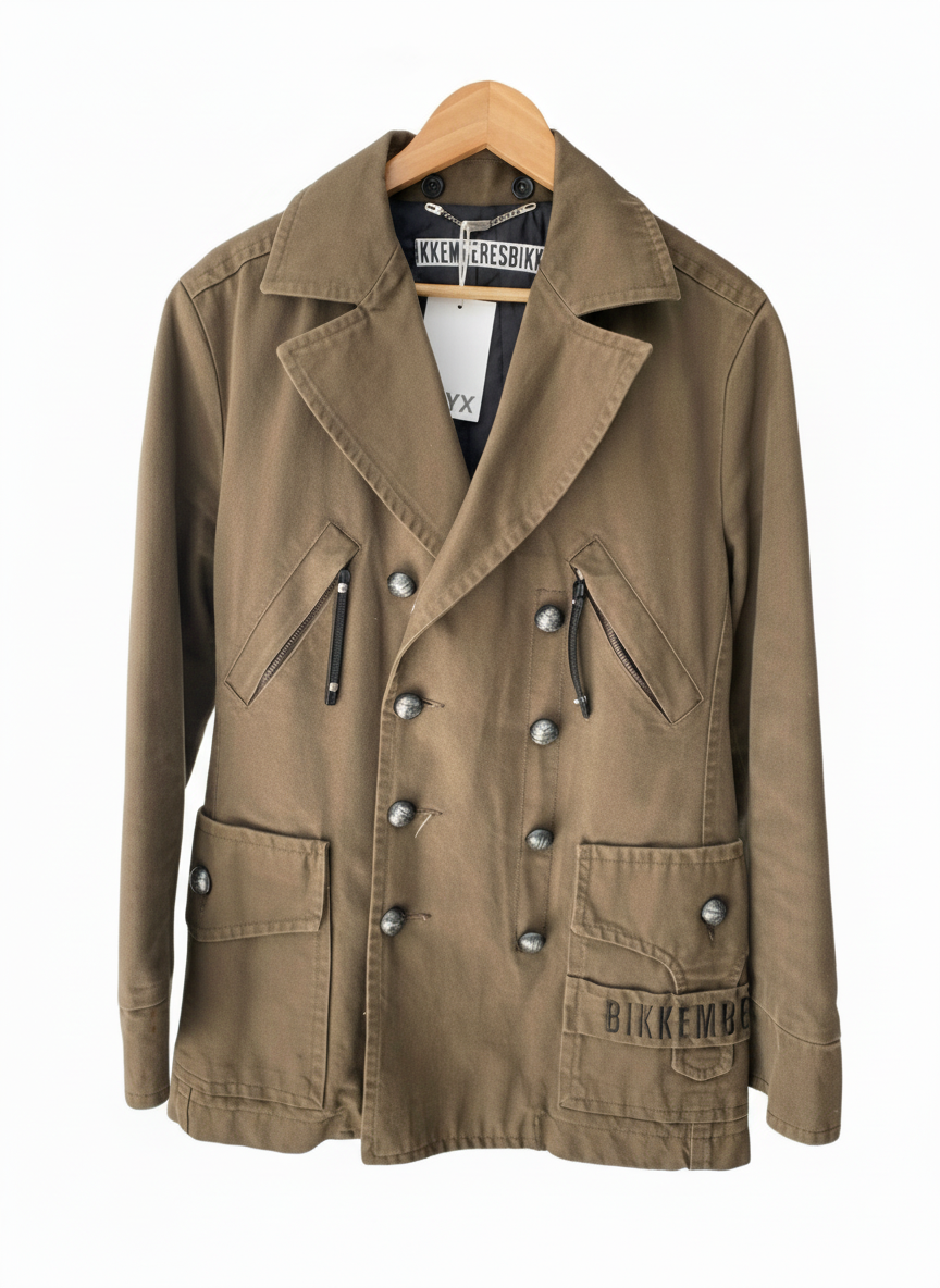BIKKEMBERGS khaki blazer (S)
