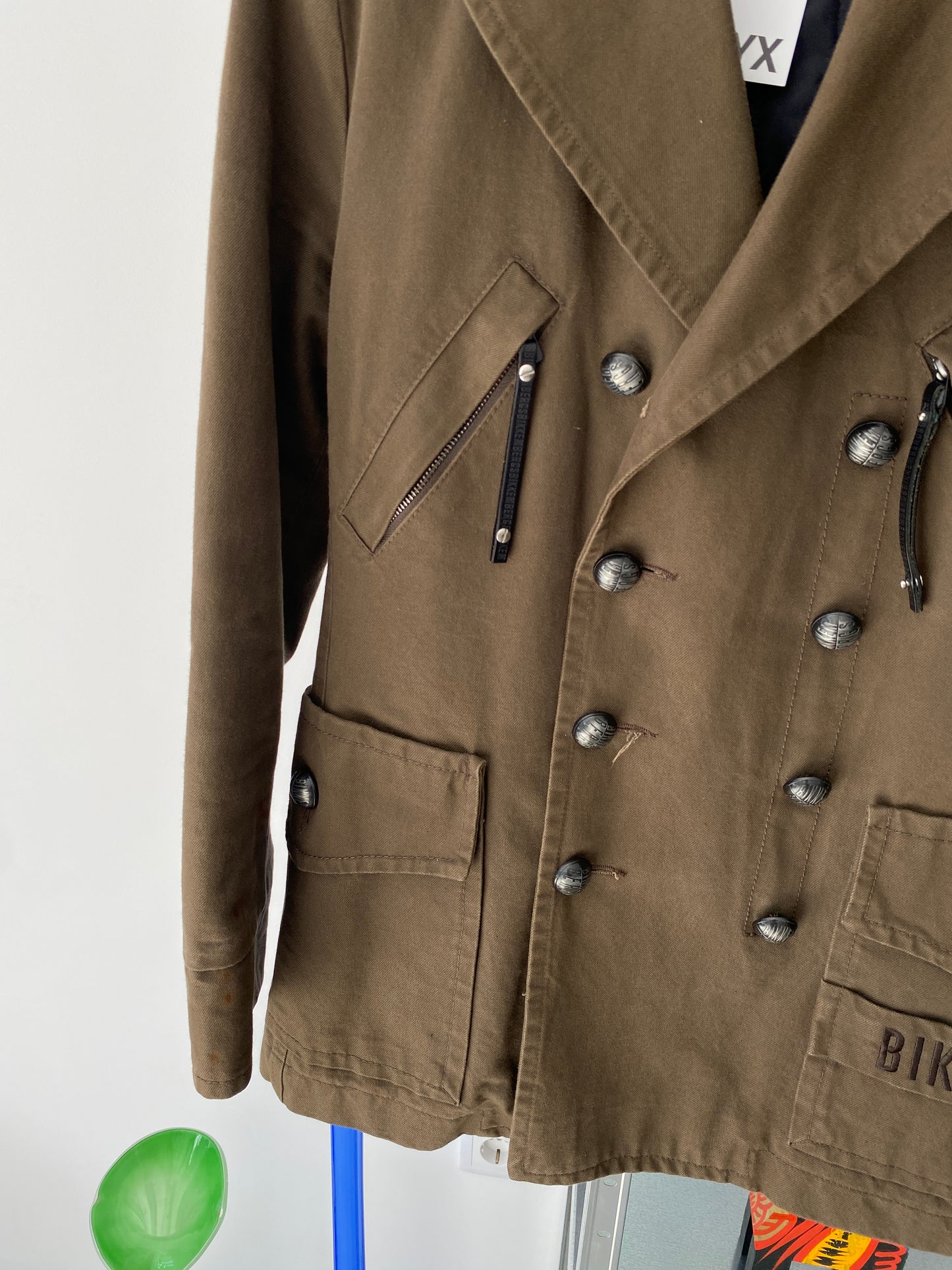 BIKKEMBERGS khaki blazer (S)