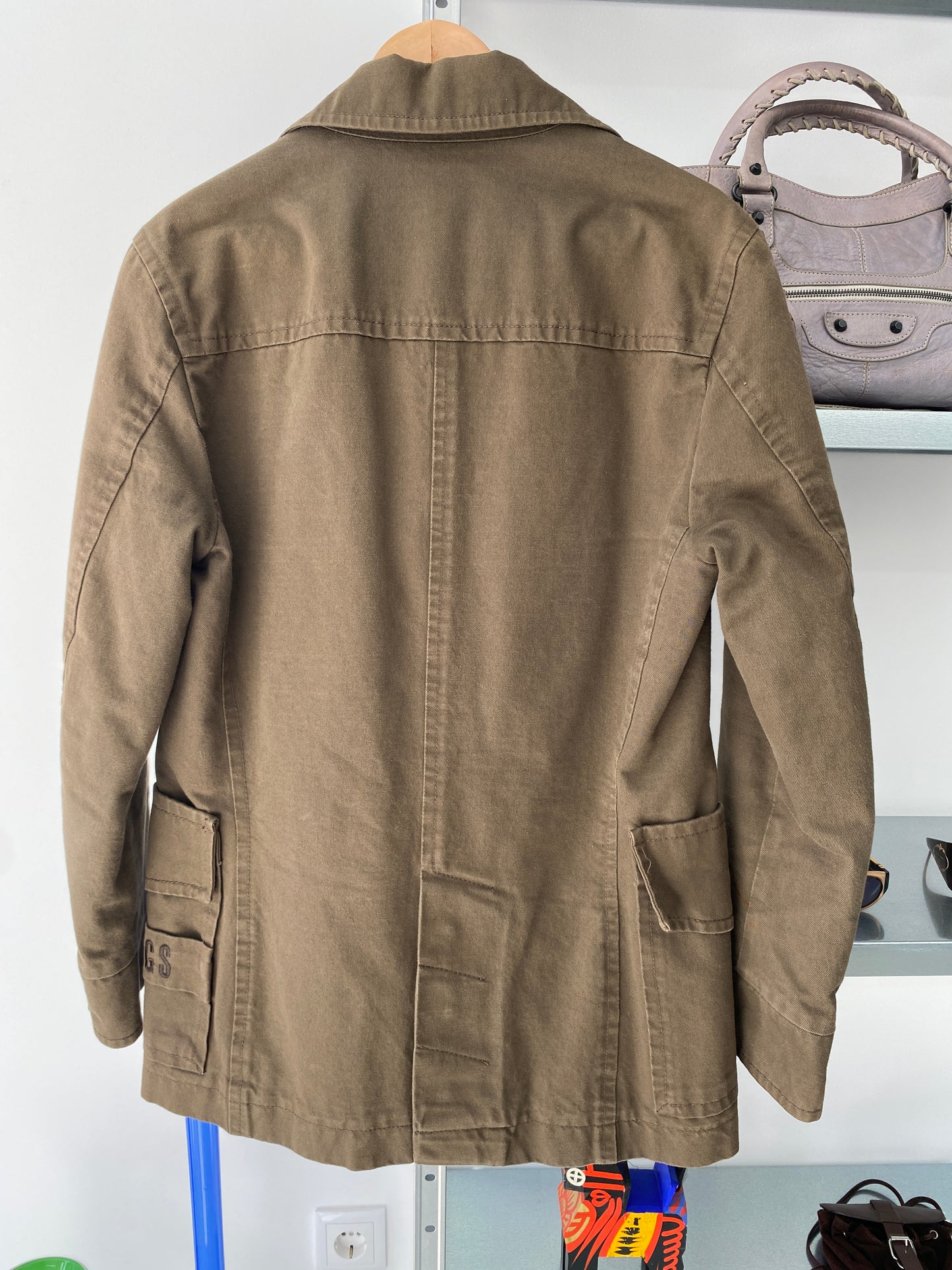 BIKKEMBERGS khaki blazer (S)