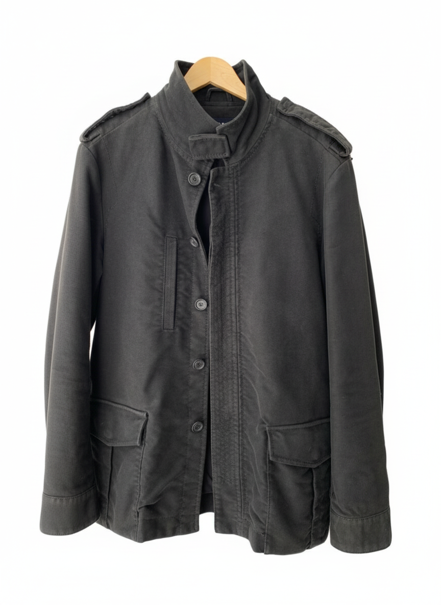 ARMANI black cotton jacket (M)