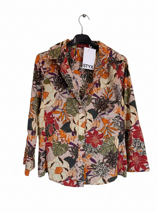 BURBERRY floral shirt (S)