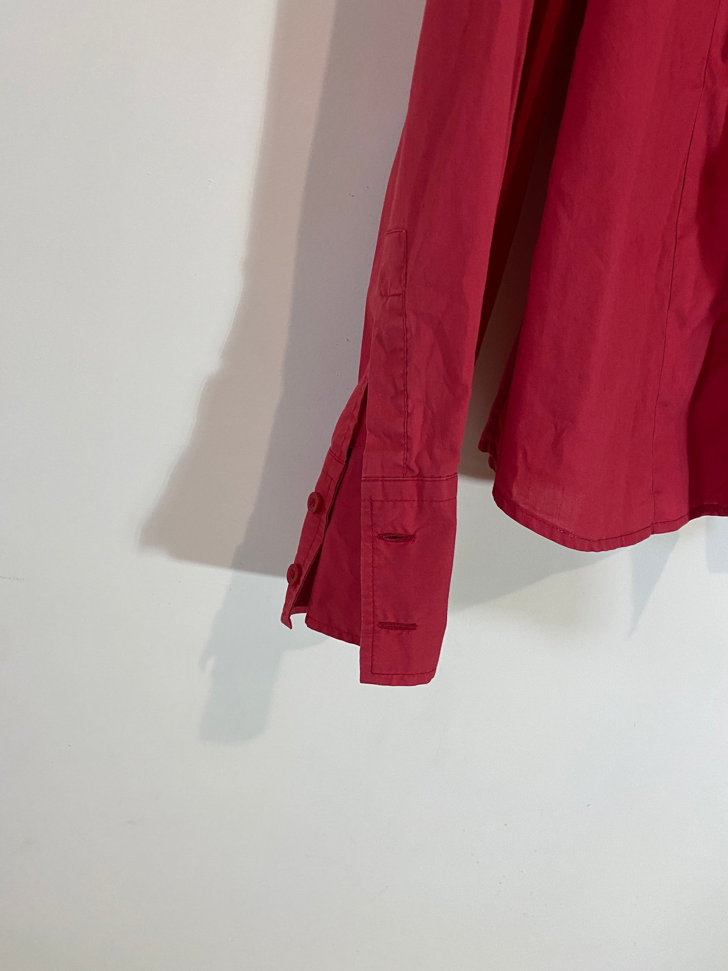 ARMANI deep red shirt (L)