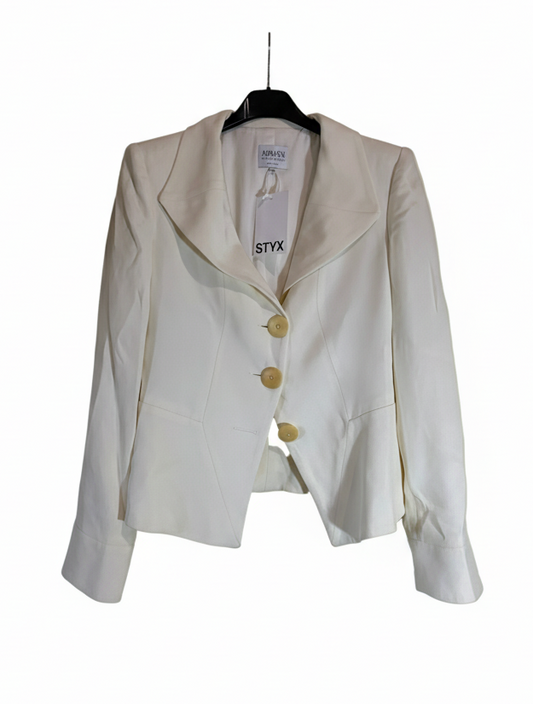 ARMANI ivory white blazer (S)