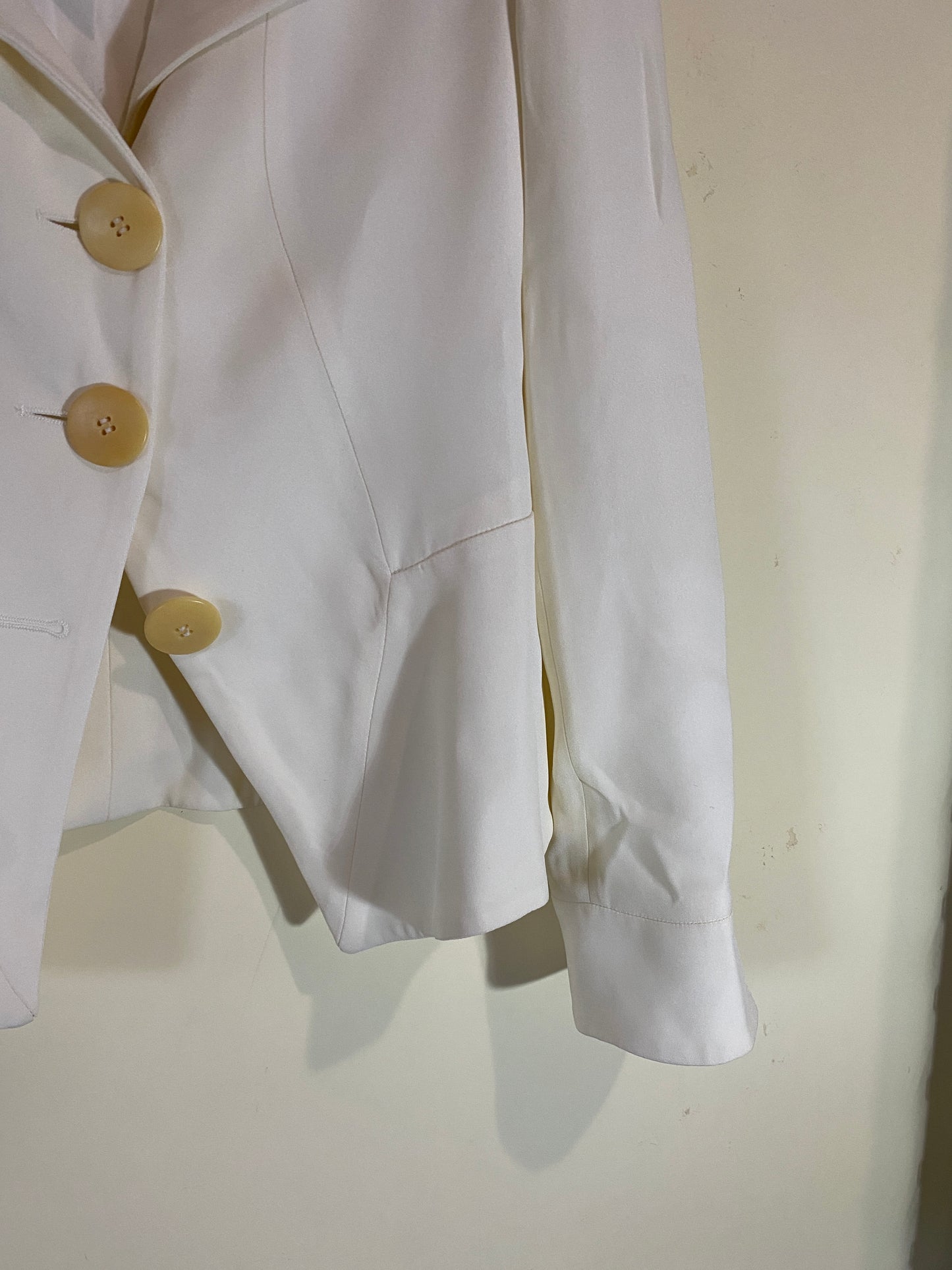ARMANI ivory white blazer (S)