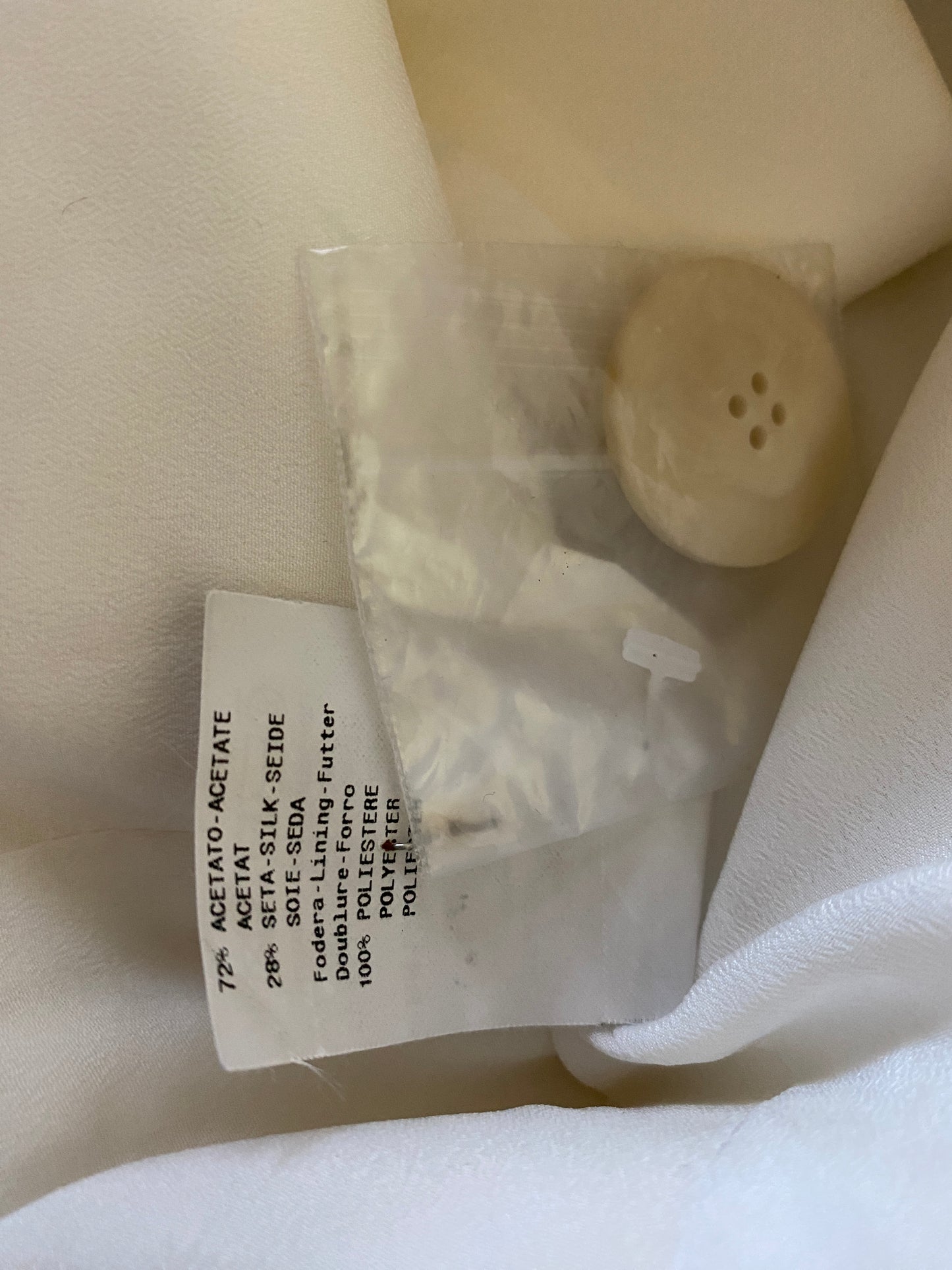 ARMANI ivory white blazer (S)