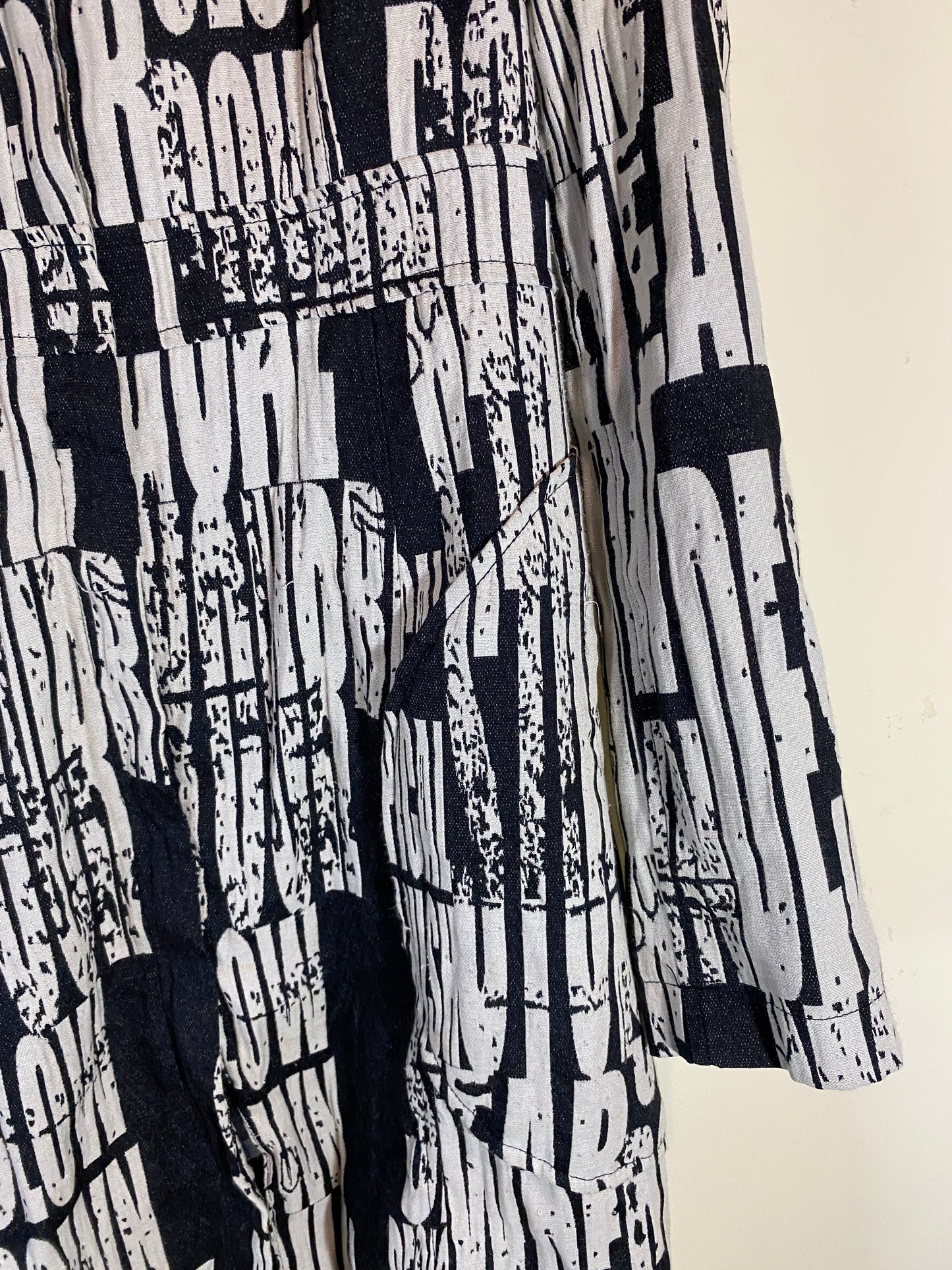 DESIGUAL logo long jacket (S)