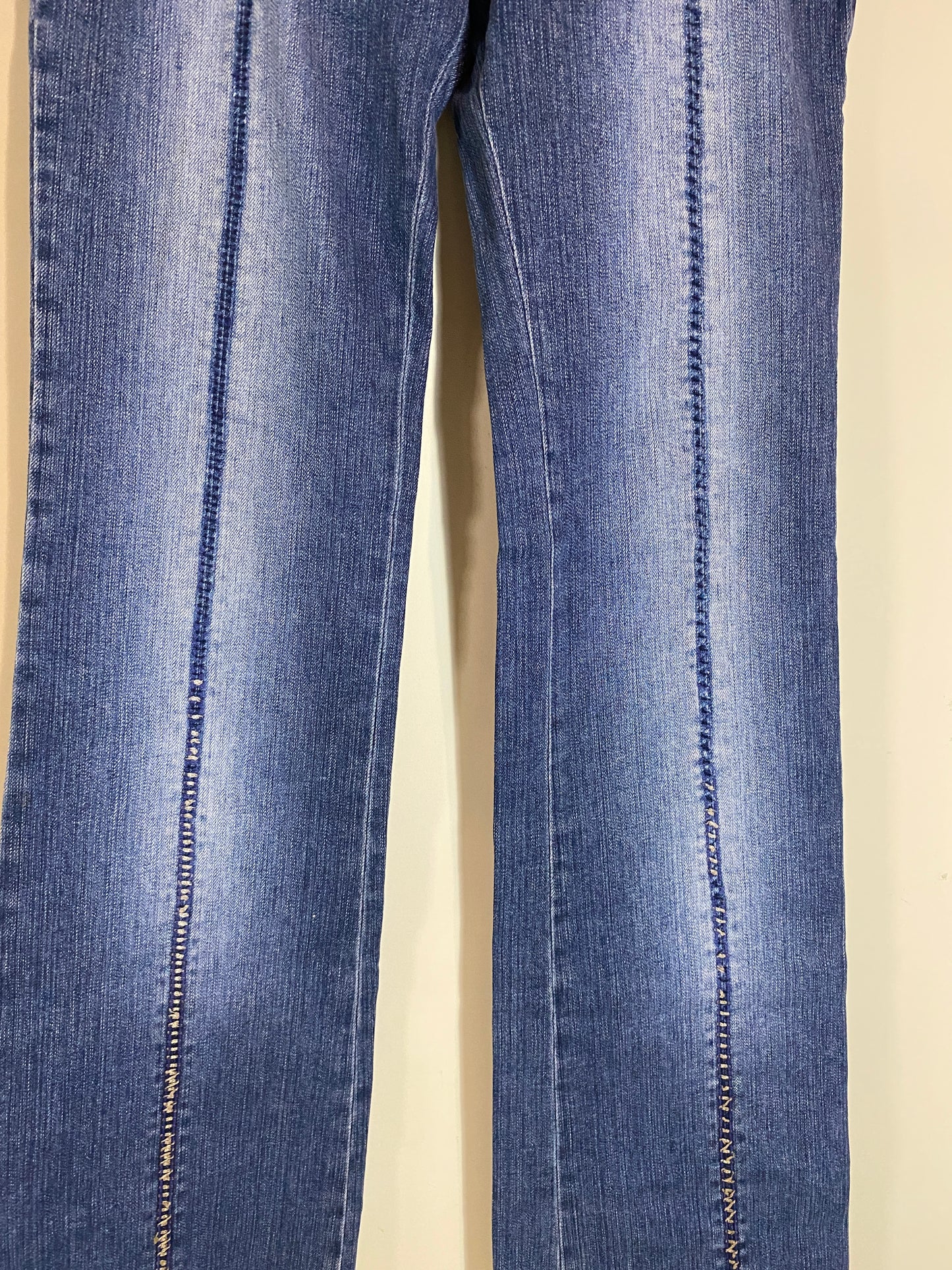 VERSACE low rise flare jeans (M)