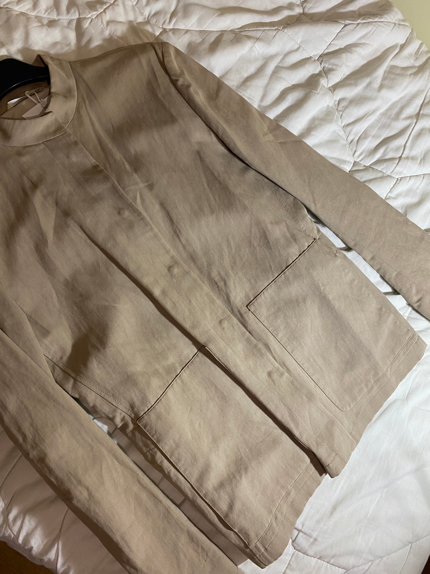 MAX MARA linen round collar jacket (S)