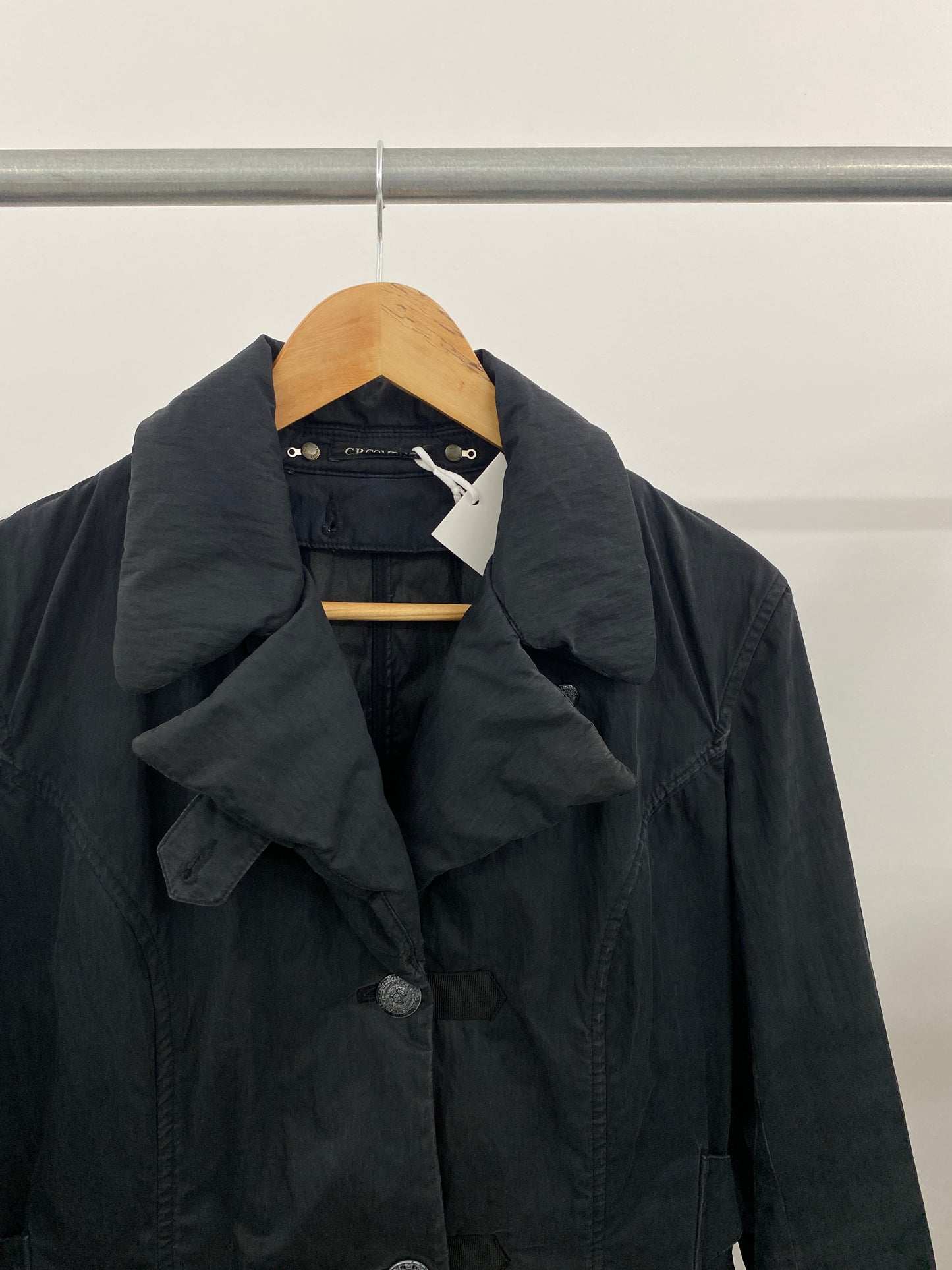 CP COMPANY black trenchcoat (M)