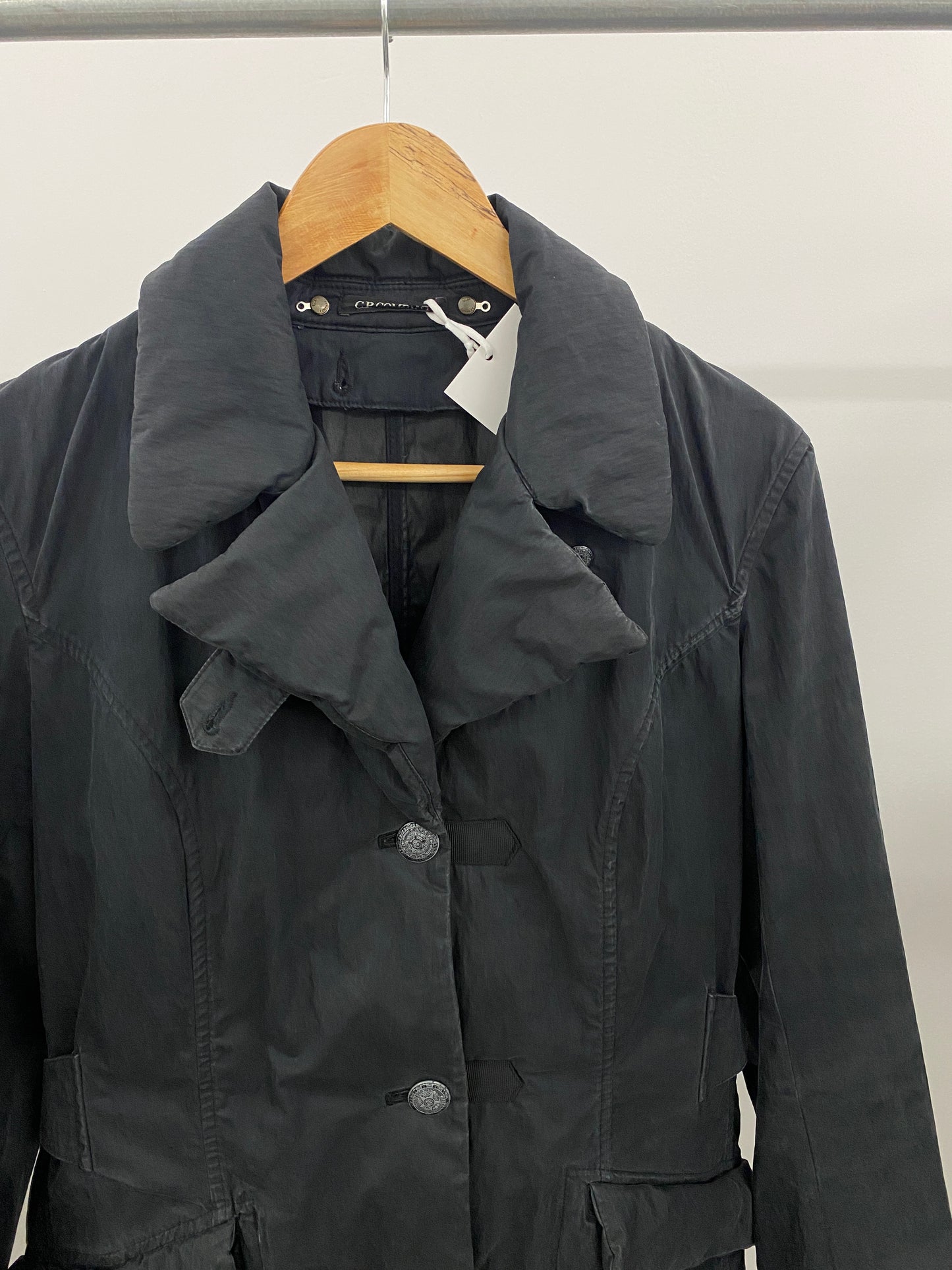 CP COMPANY black trenchcoat (M)