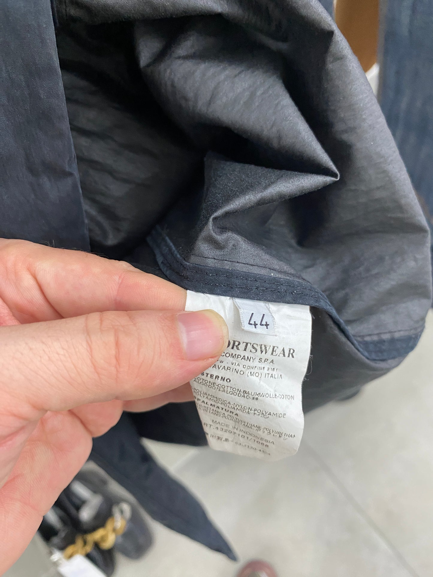 CP COMPANY black trenchcoat (M)