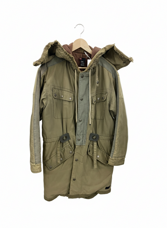 DIESEL 00’s jacket with zipper in hoodie (S/M)