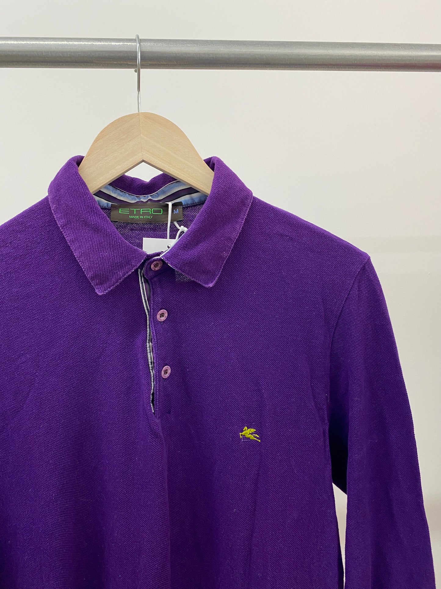 ETRO purple polo shirt (M)