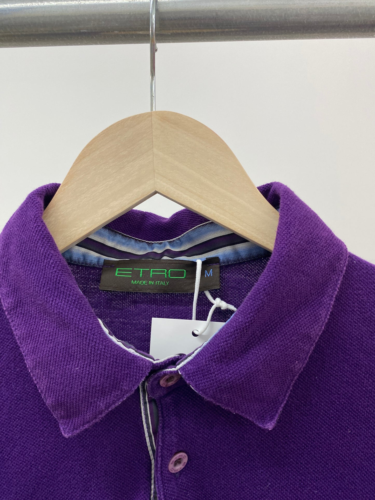 ETRO purple polo shirt (M)
