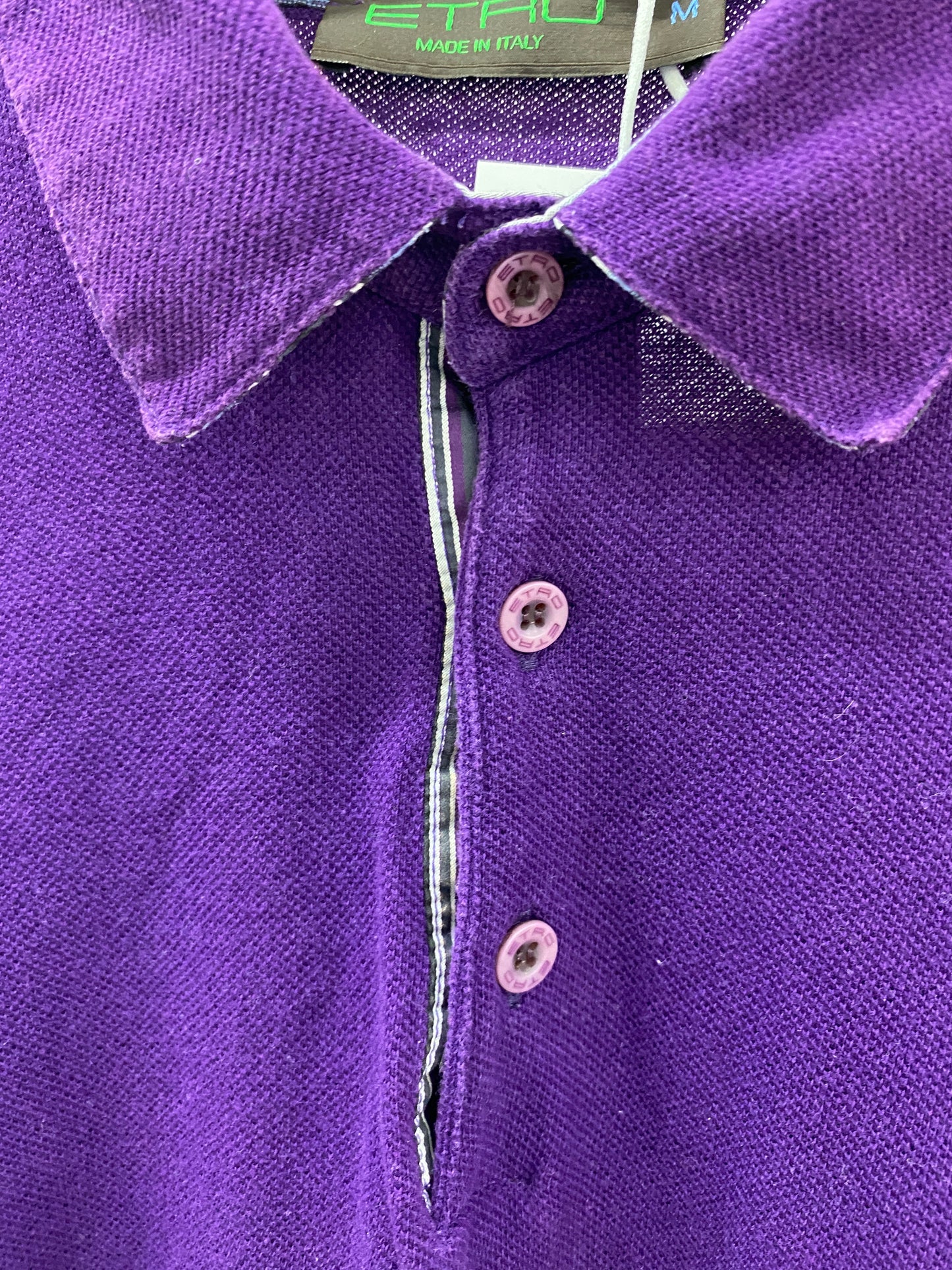 ETRO purple polo shirt (M)