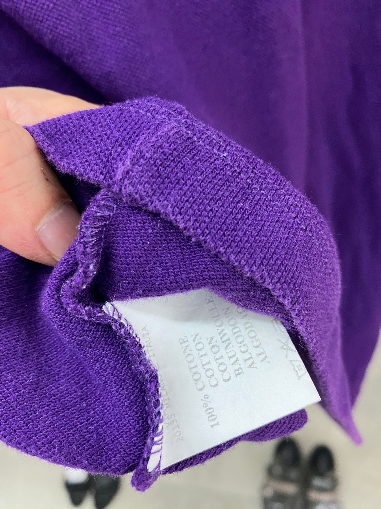 ETRO purple polo shirt (M)