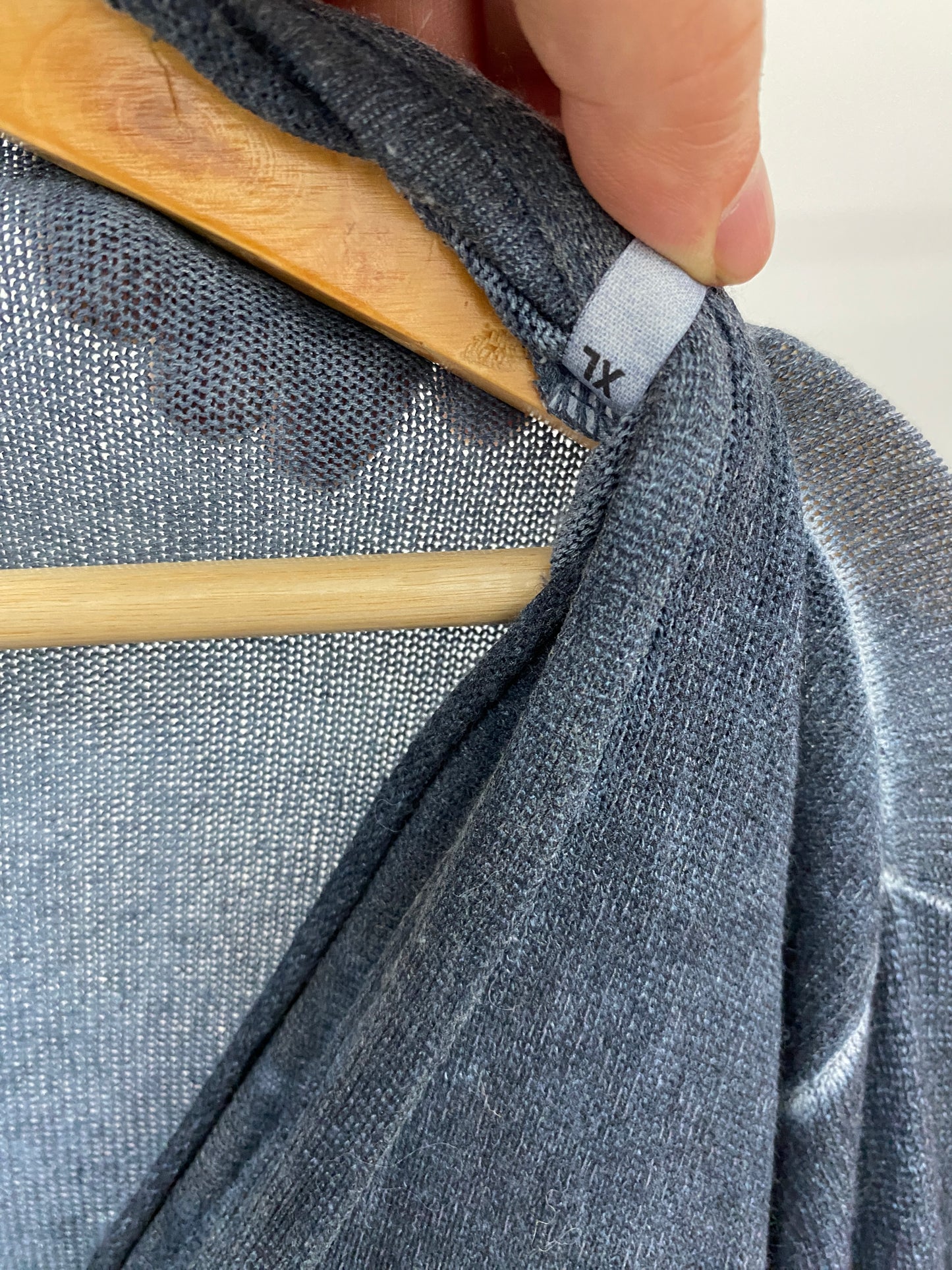 ELISA CAVALETTI blue cardigan with ruffled details (XL)