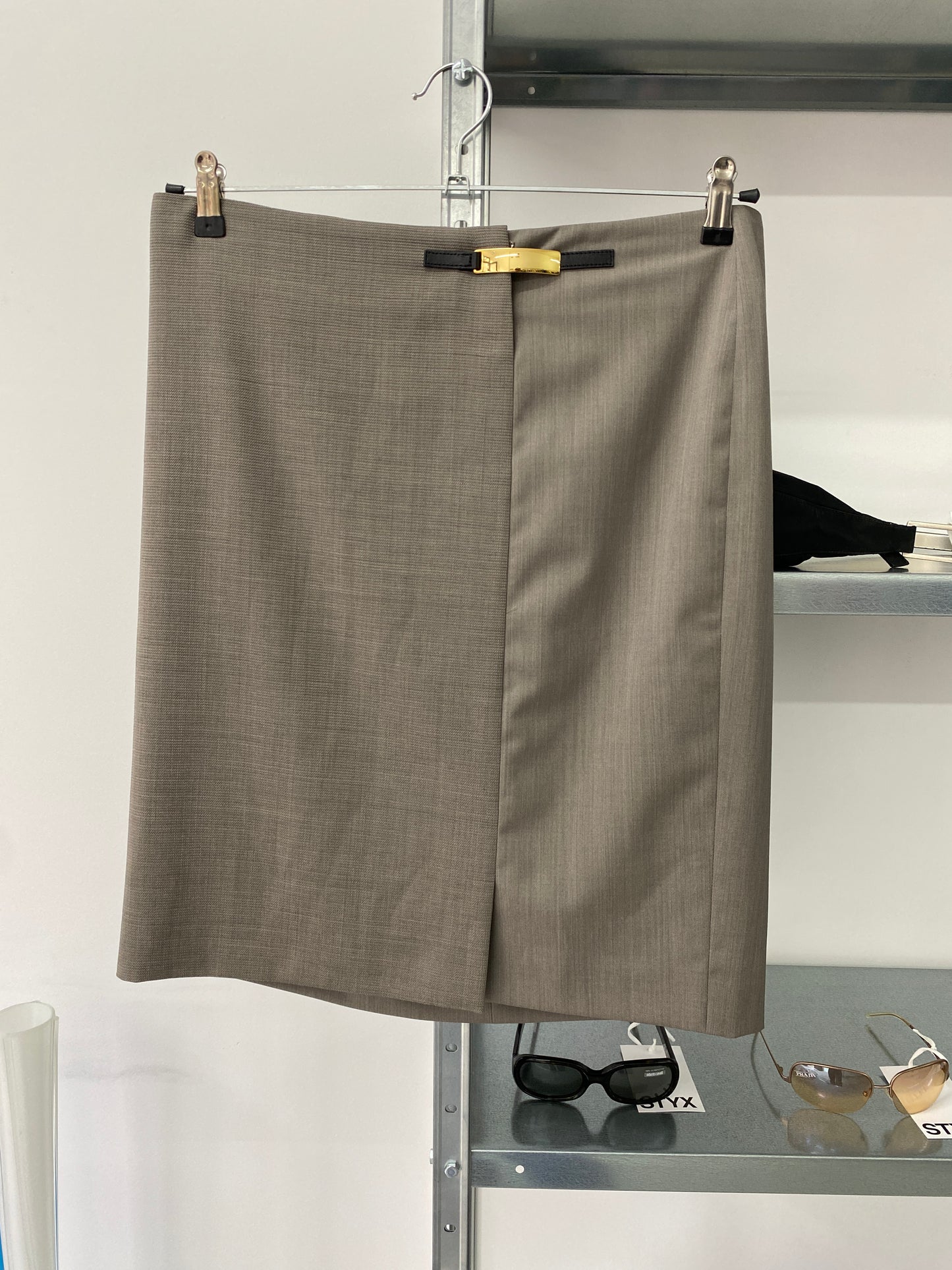 GERARD DAREL knee-length office skirt (L)