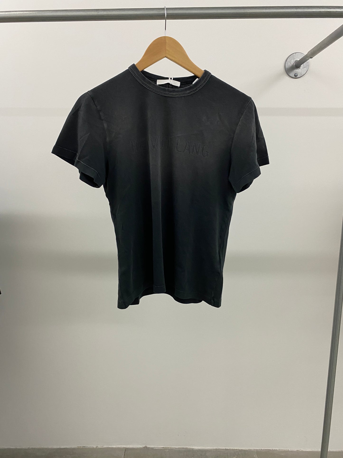 HELMUT LANG charcoal black t-shirt (M)