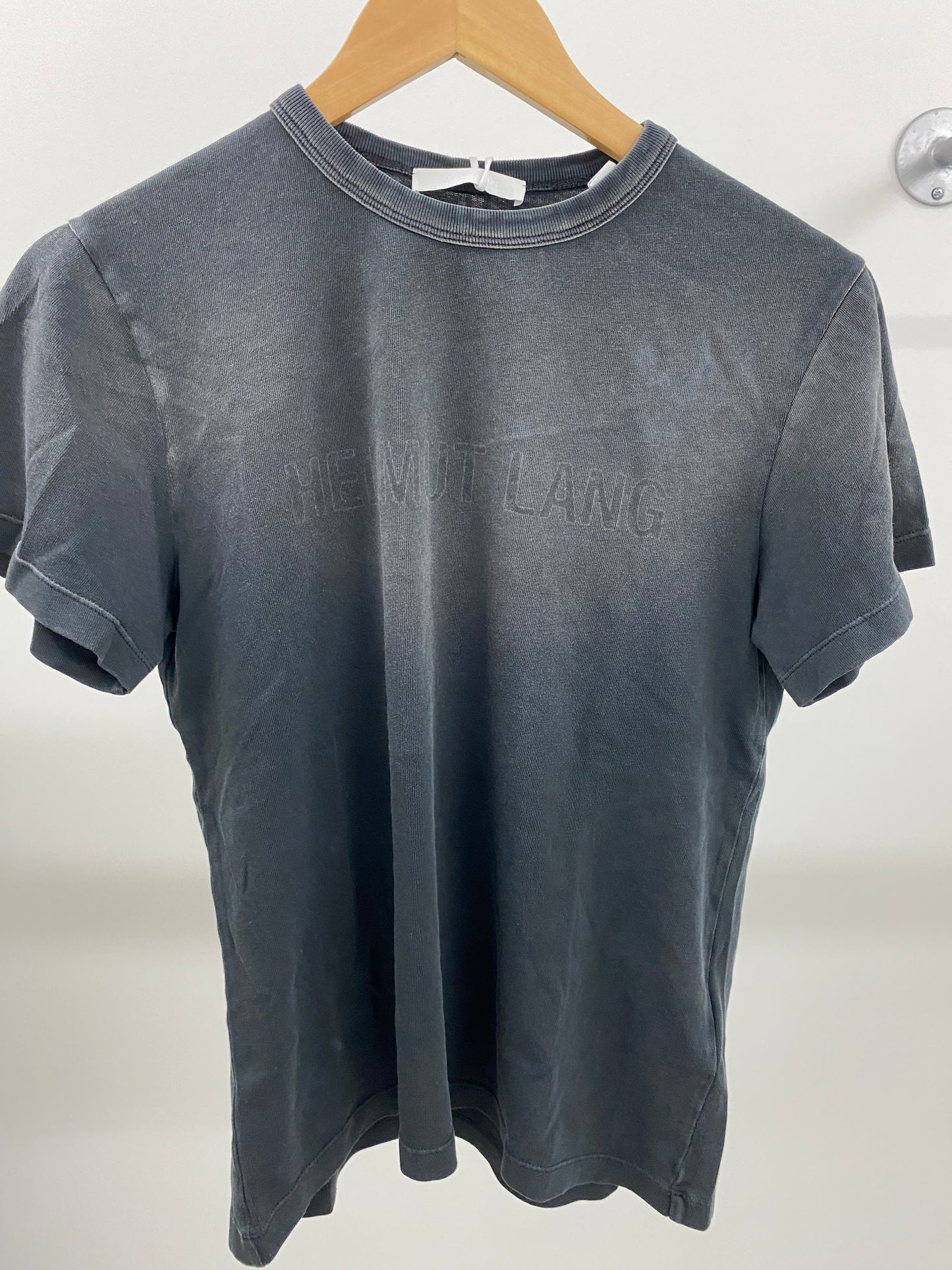 HELMUT LANG charcoal black t-shirt (M)