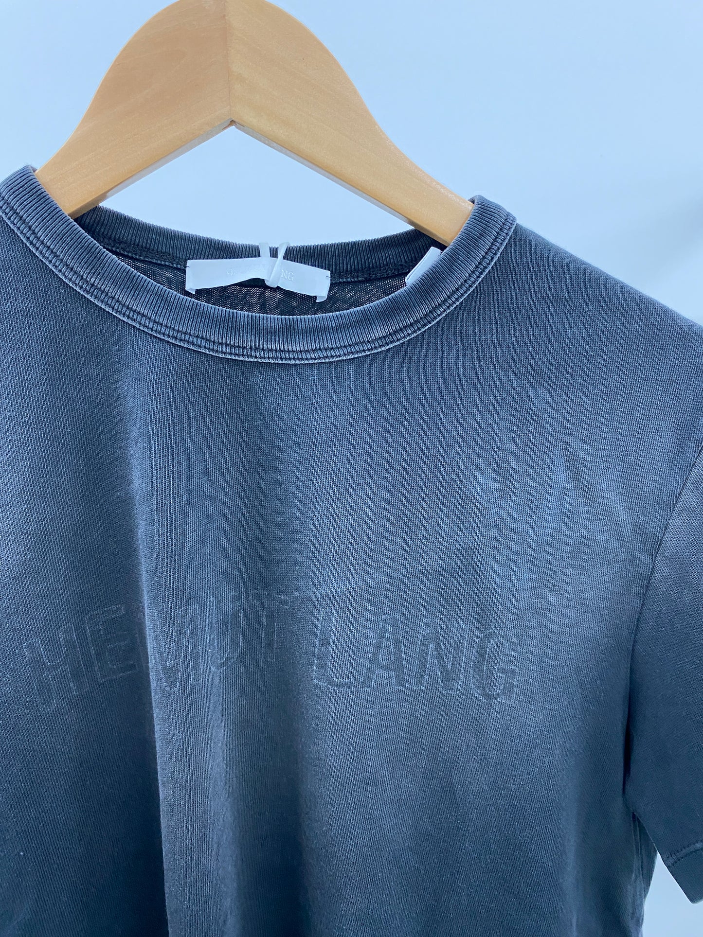 HELMUT LANG charcoal black t-shirt (M)