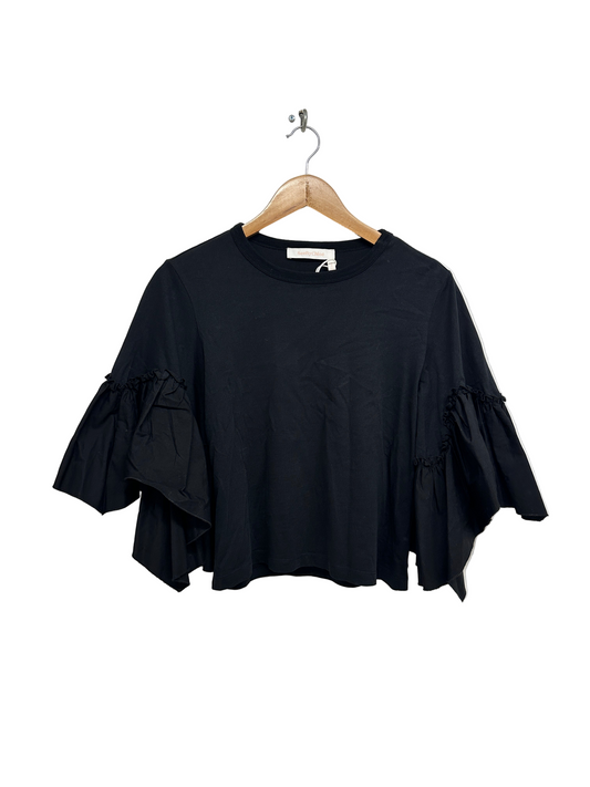 SEE BY CHLOÉ ruffled sleeves top (S)