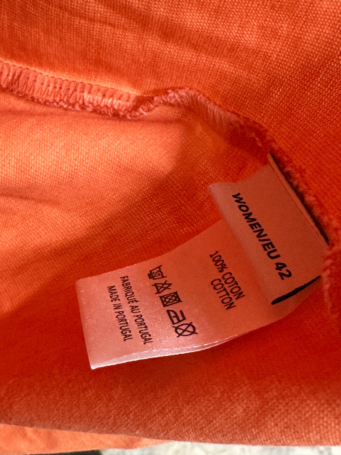 Y/PROJECT coral t-shirt pinch pleat shoulder (XL)