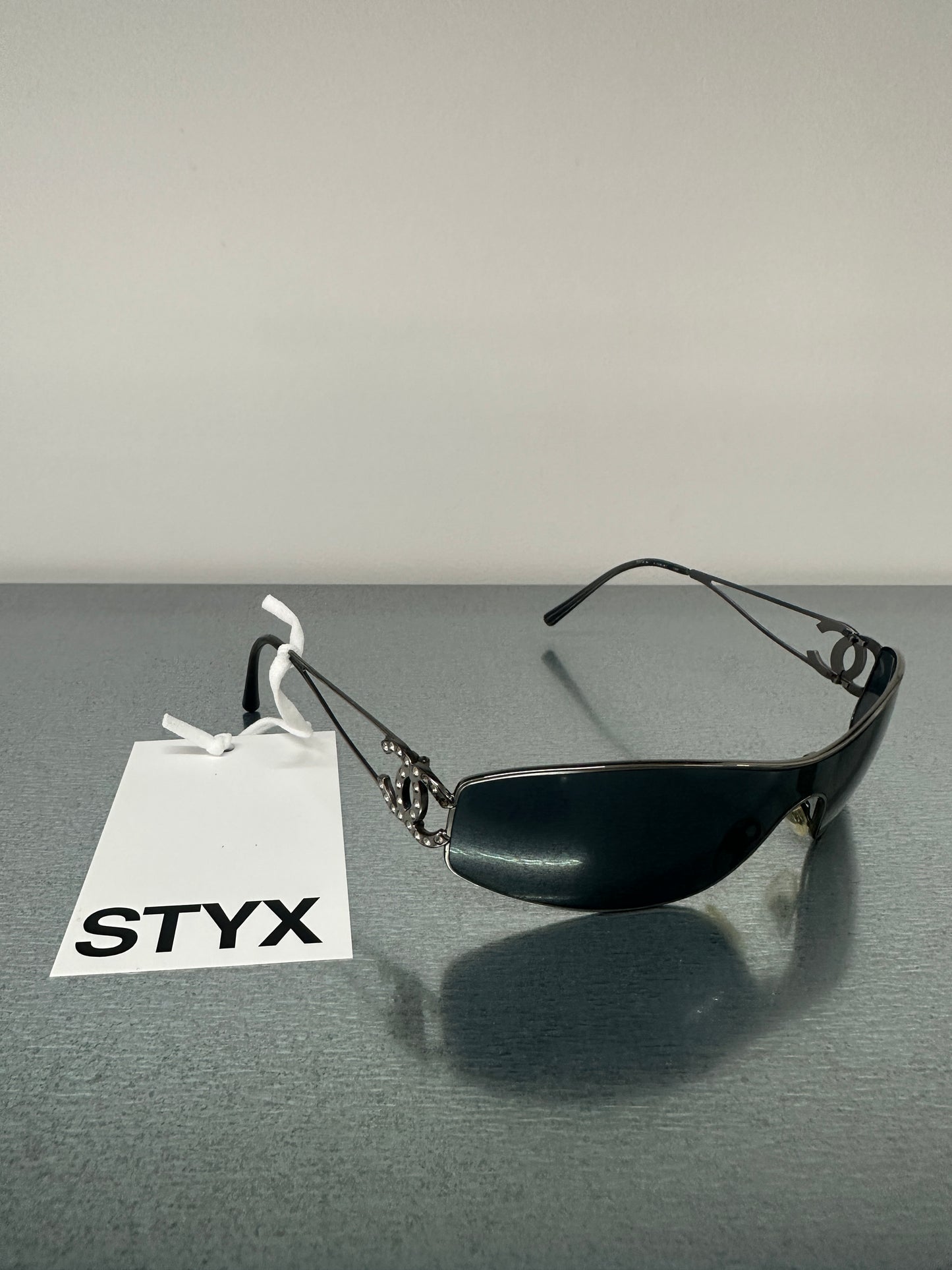 CHANEL sunglasses with logo