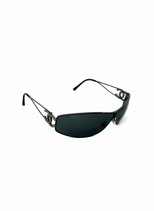 CHANEL sunglasses with logo
