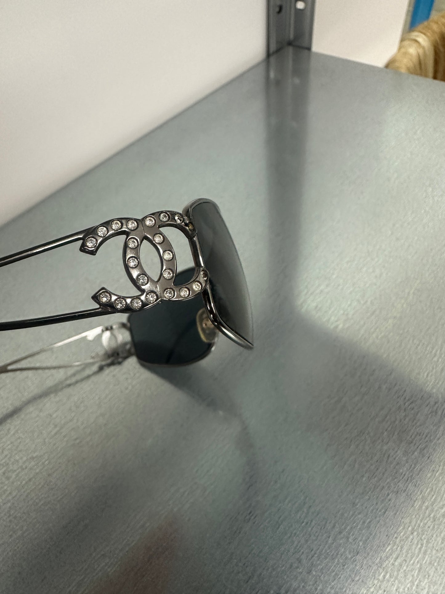 CHANEL sunglasses with logo