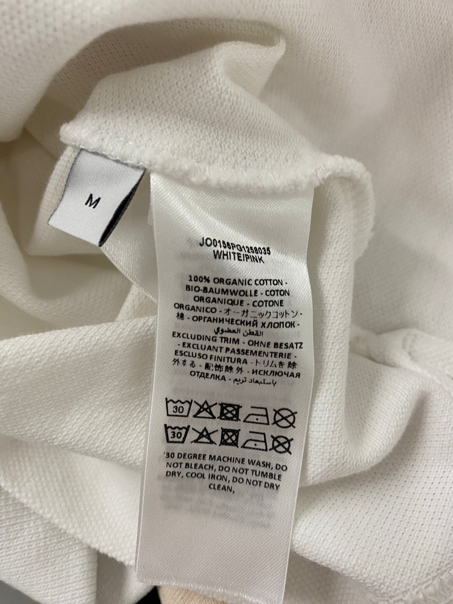 JW ANDERSON print polo with embroidery (M)