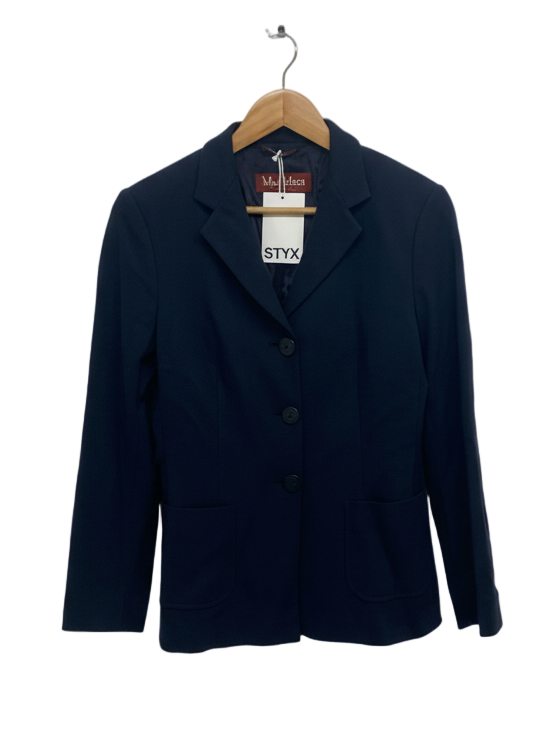 MAX MARA navy blue blazer (M)