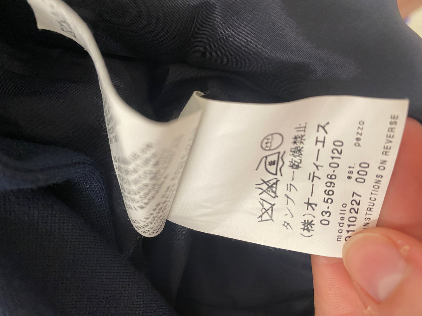 MAX MARA navy blue blazer (M)