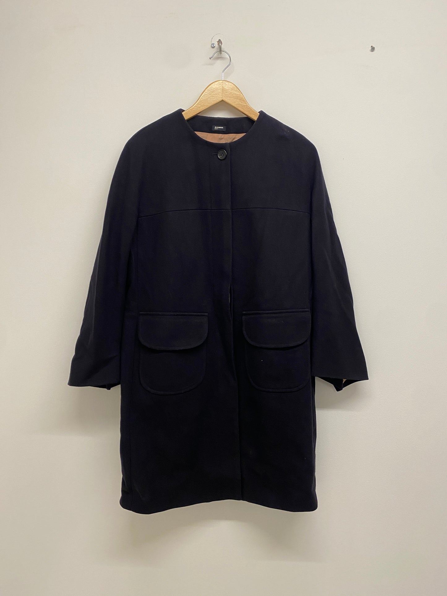 JIL SANDER wool coat (S)