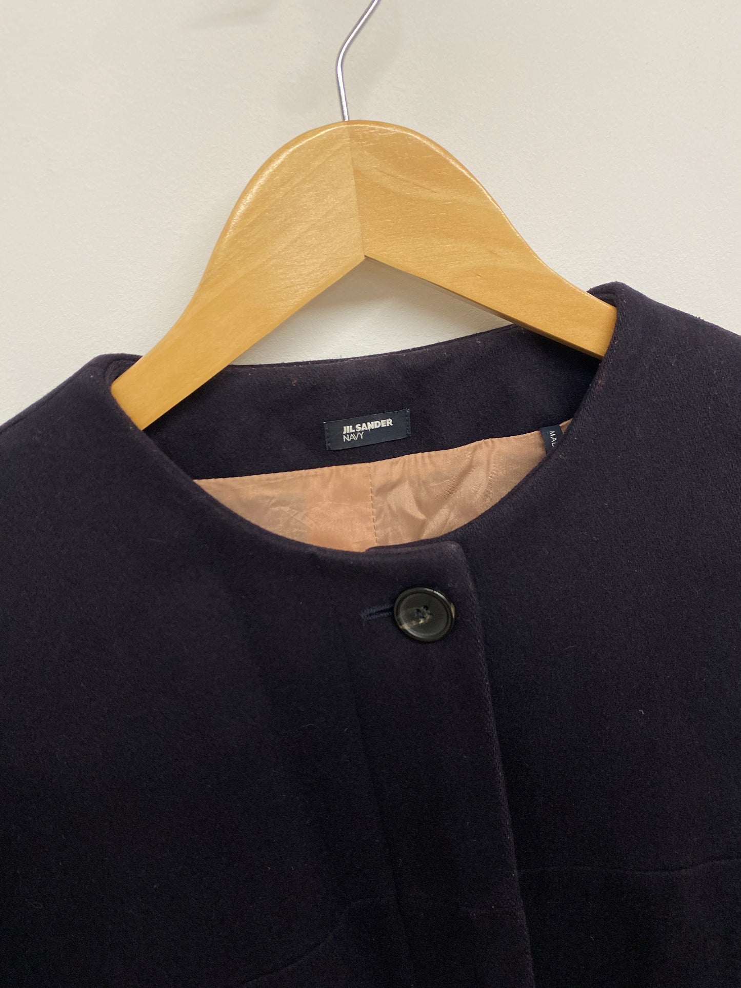 JIL SANDER wool coat (S)