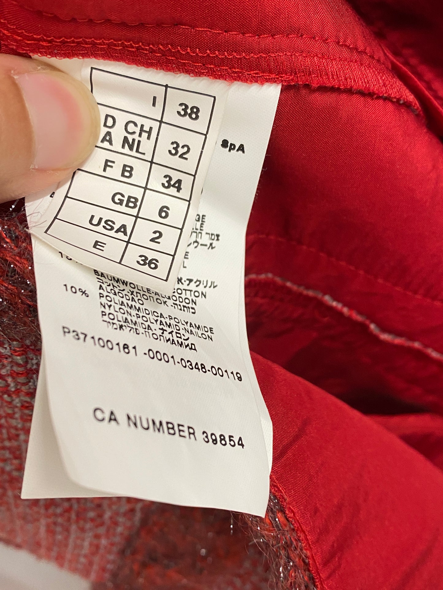 MISSONI tweed jacket (XS)