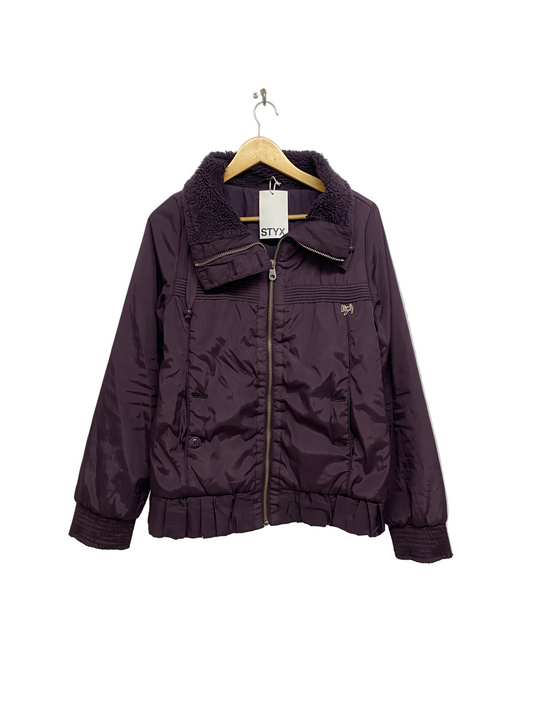 MISS SIXTY purple puffer jacket (XS)
