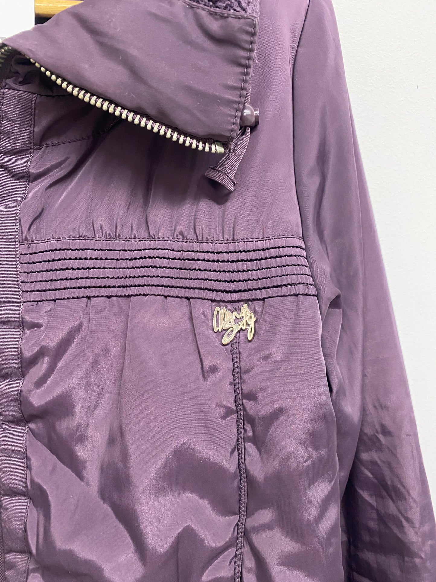 MISS SIXTY purple puffer jacket (XS)