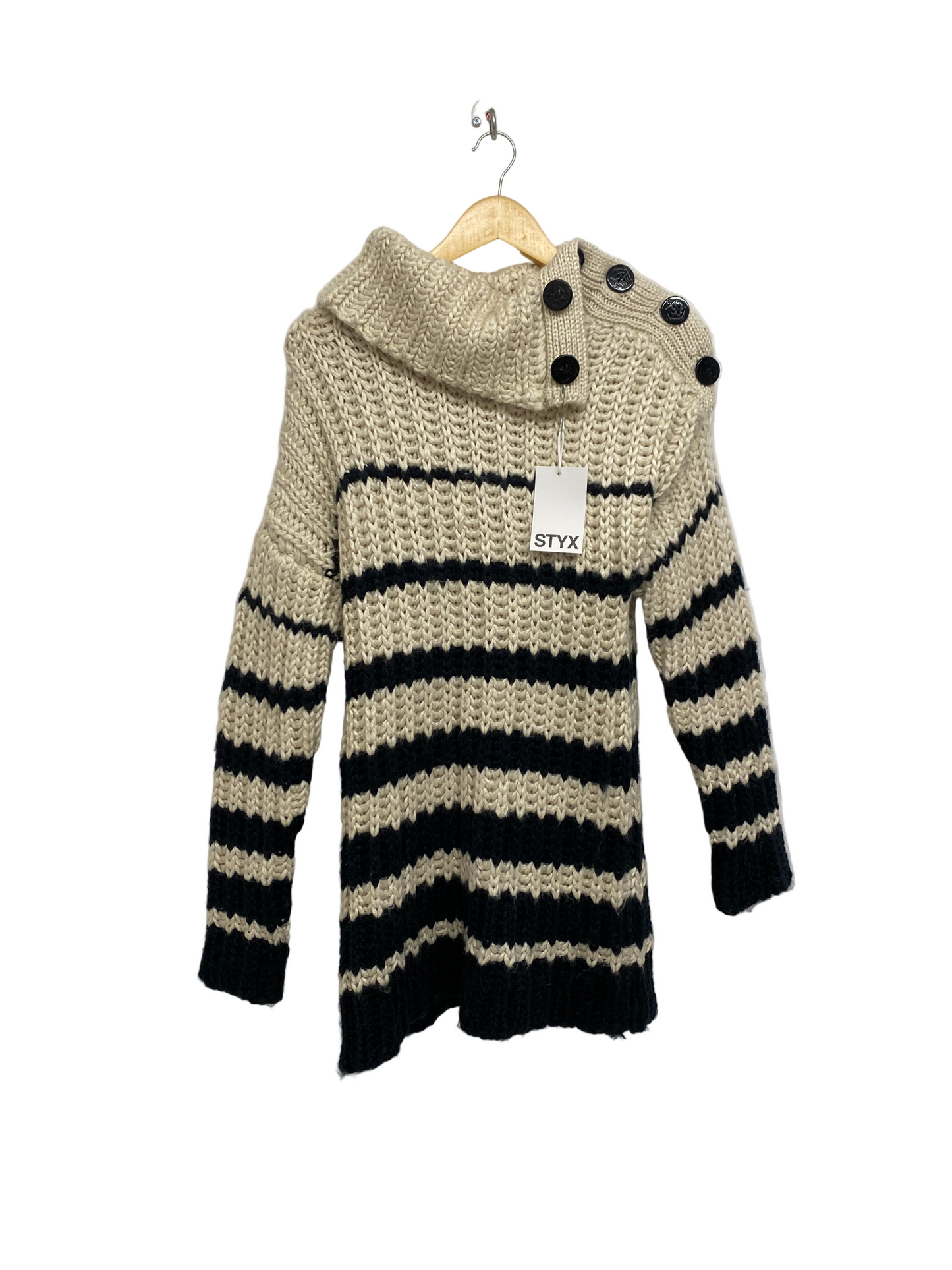 JEAN PAUL GAULTIER knit striped dress (S)